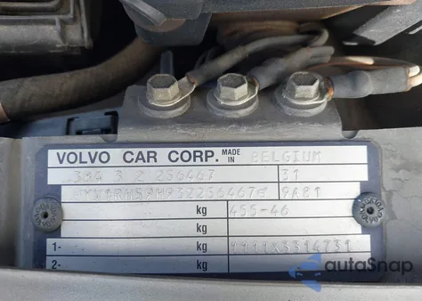 2003 Volvo S60 2.5T Awd z USA, uszkodzony, nr VIN YV1RH59H932256467